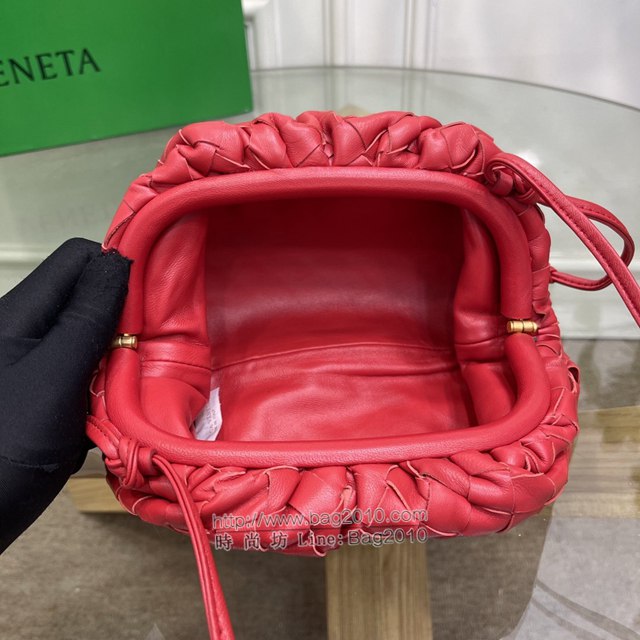 Bottega veneta高端女包 98061 寶緹嘉升級版小號編織雲朵包 BV經典款純手工編織羔羊皮女包  gxz1185